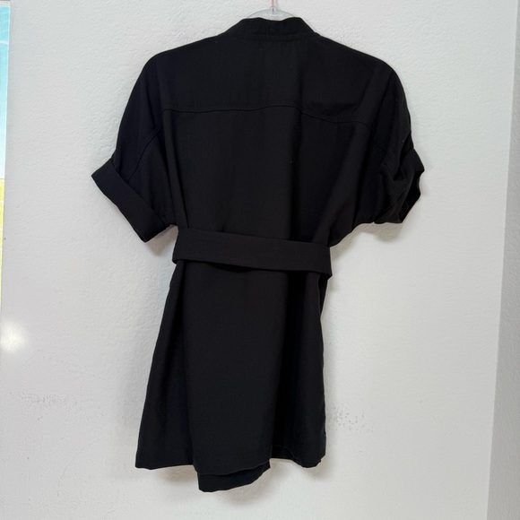 How Do You Wear That Short Sleeve Button Down Black S/M - Picture 3 of 5